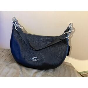 COACH Black Pebble Mini Shoulder Purse Bag - Excellent Condition!